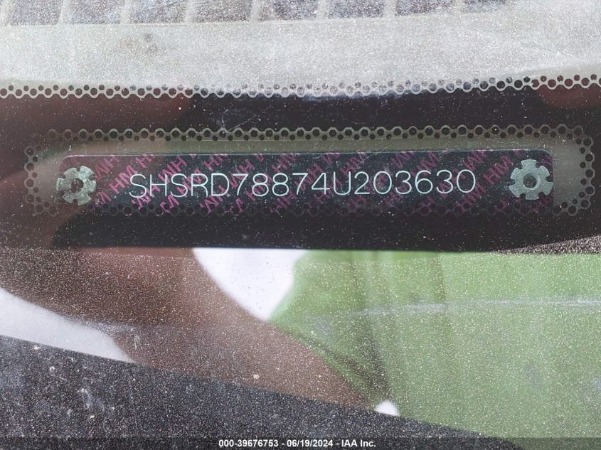 2004 Honda Cr-V Ex VIN: JHLRD78894C042396 Lot: 39676753