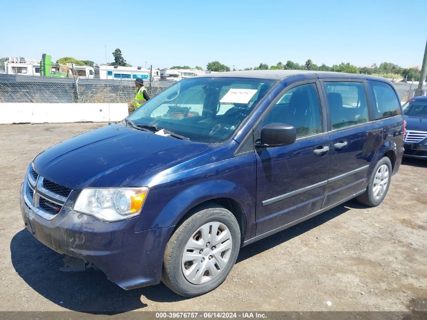 2016 Dodge Grand Caravan American Value Pkg VIN: 2C4RDGBGXGR256404 Lot: 39676757