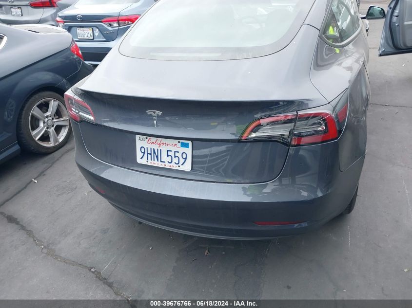 2023 Tesla Model 3 Rear-Wheel Drive VIN: 5YJ3E1EA8PF615039 Lot: 39676766