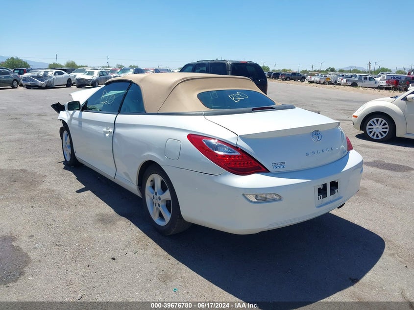 2007 TOYOTA CAMRY SOLARA VIN: 4T1FA38P17U119541