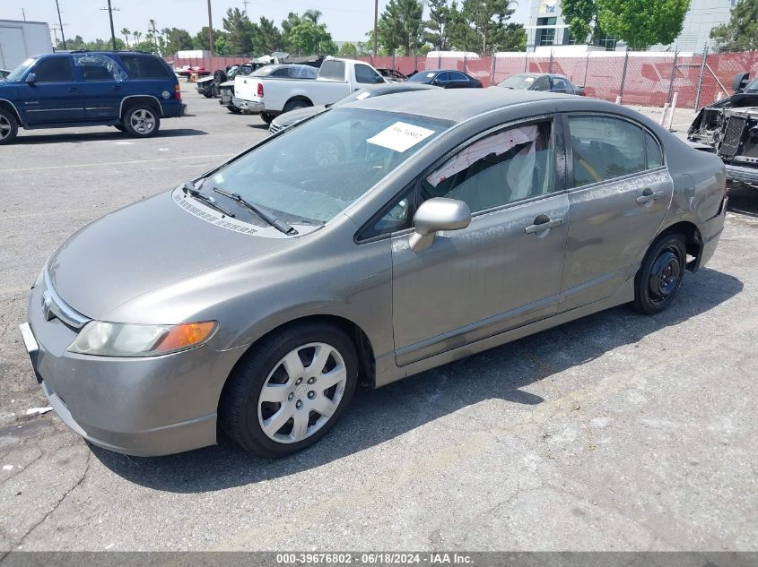 2008 Honda Civic Lx VIN: 2HGFA16518H505425 Lot: 39676802