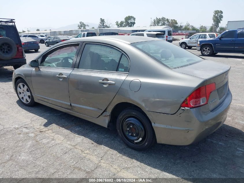 2008 Honda Civic Lx VIN: 2HGFA16518H505425 Lot: 39676802