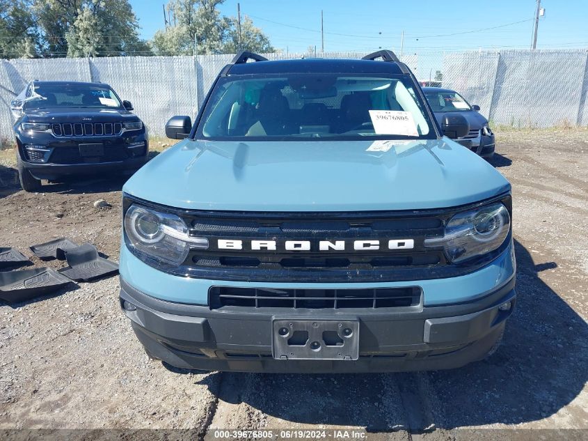 2022 Ford Bronco Sport Outer Banks VIN: 3FMCR9C60NRE30556 Lot: 39676805