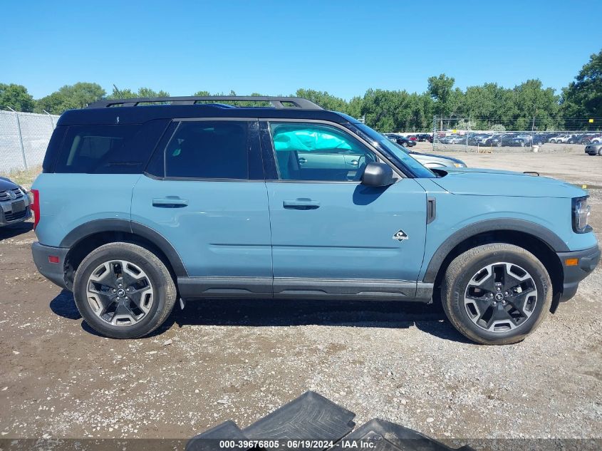 2022 Ford Bronco Sport Outer Banks VIN: 3FMCR9C60NRE30556 Lot: 39676805
