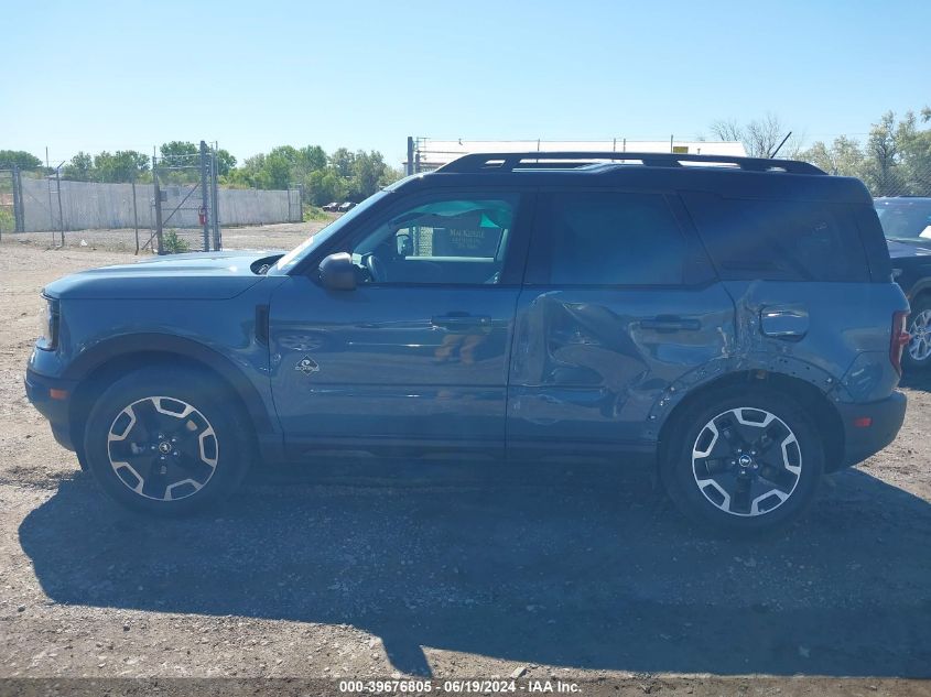 2022 Ford Bronco Sport Outer Banks VIN: 3FMCR9C60NRE30556 Lot: 39676805