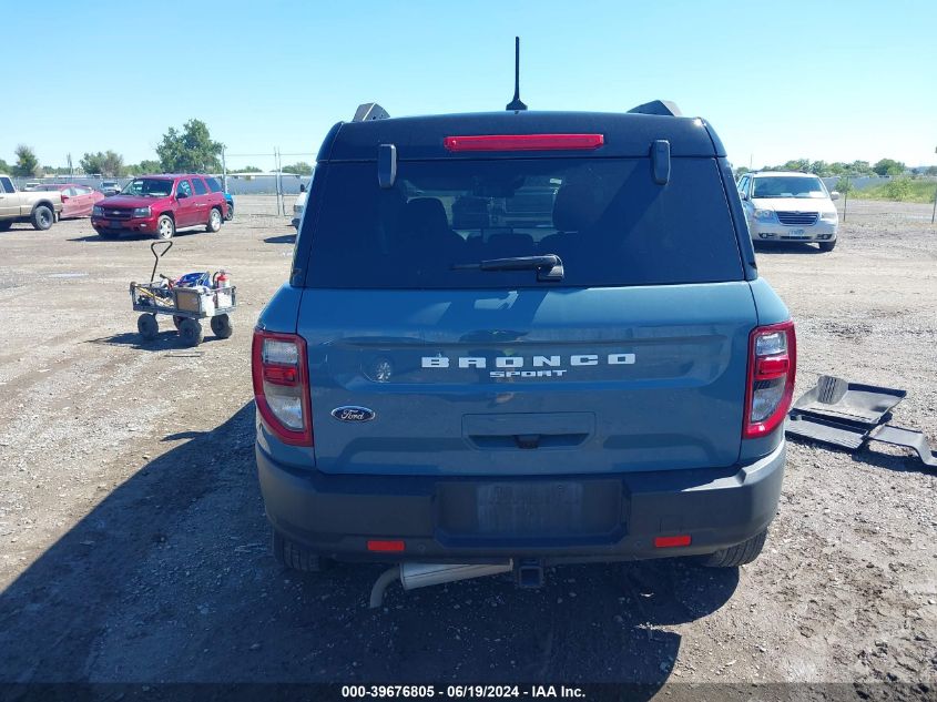 2022 Ford Bronco Sport Outer Banks VIN: 3FMCR9C60NRE30556 Lot: 39676805