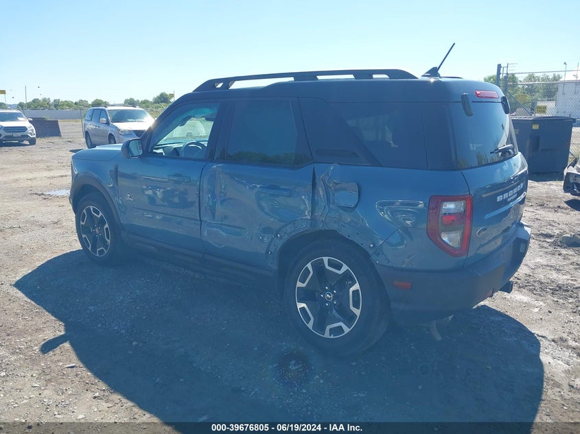 2022 Ford Bronco Sport Outer Banks VIN: 3FMCR9C60NRE30556 Lot: 39676805