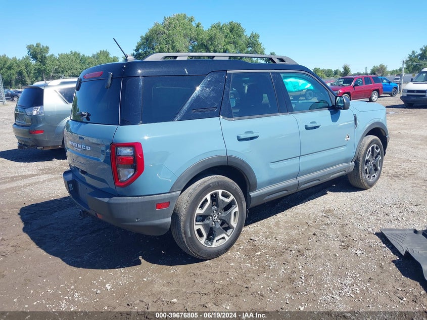 2022 Ford Bronco Sport Outer Banks VIN: 3FMCR9C60NRE30556 Lot: 39676805