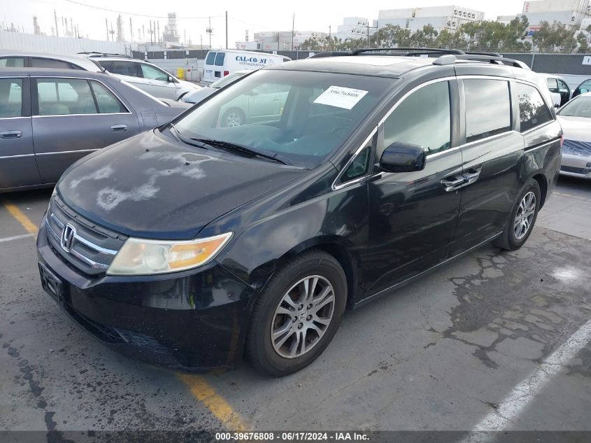 2011 Honda Odyssey Ex-L VIN: 5FNRL5H69BB002676 Lot: 39676808