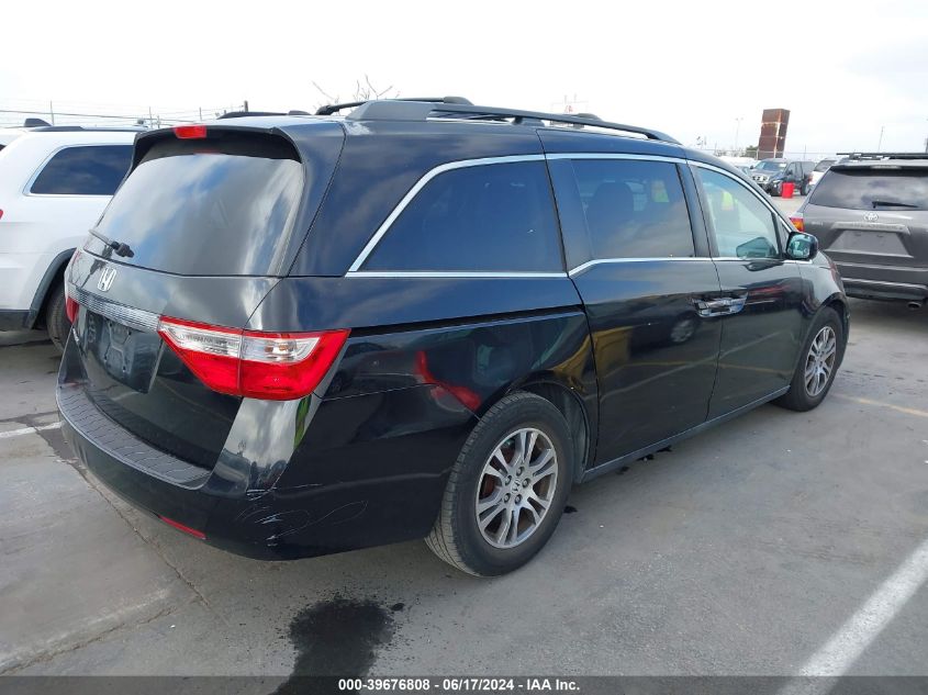 2011 Honda Odyssey Ex-L VIN: 5FNRL5H69BB002676 Lot: 39676808