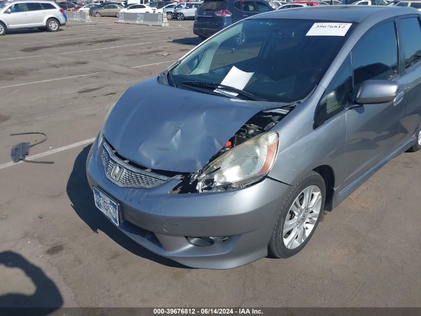 2010 Honda Fit Sport VIN: JHMGE8H46AC024372 Lot: 39676812