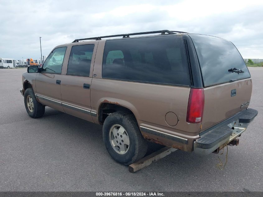 1995 Chevrolet Suburban K1500 VIN: 1GNFK16K2SJ427302 Lot: 39676816