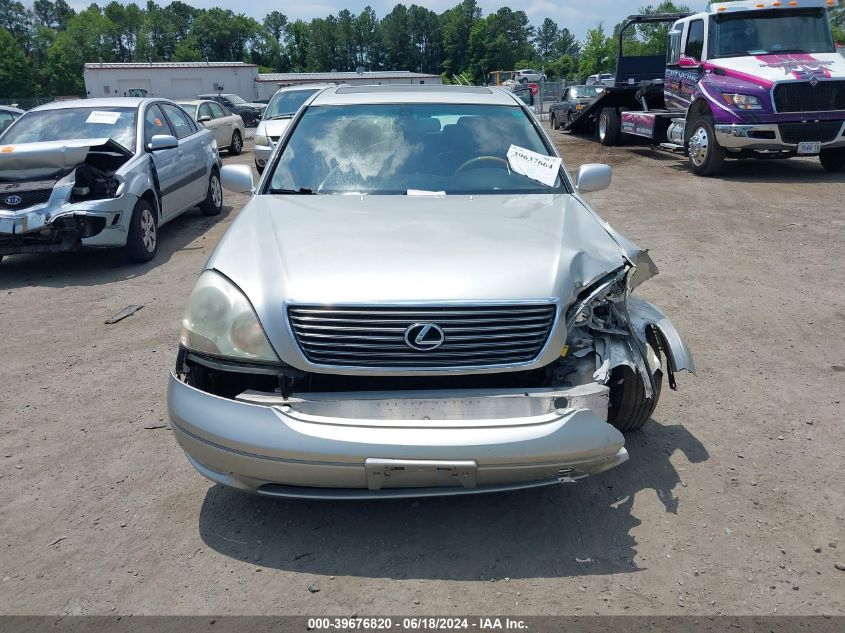 2002 Lexus Ls 430 VIN: JTHBN30F720076770 Lot: 39676820