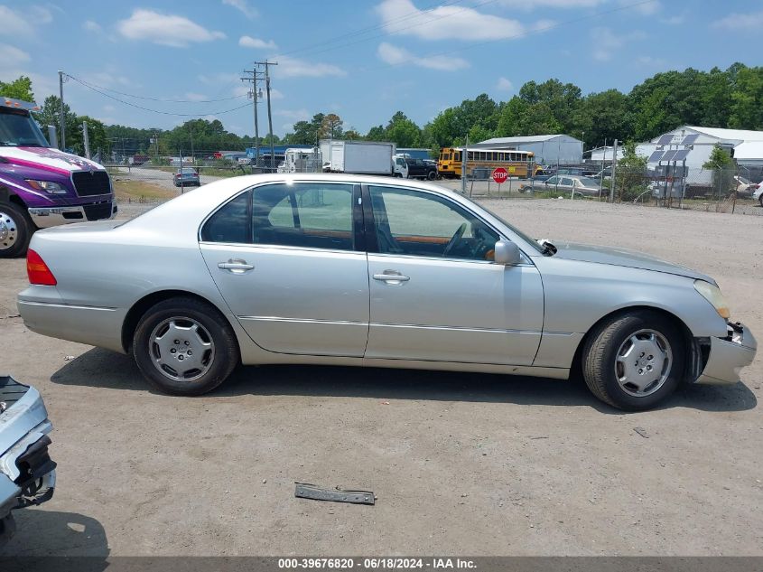 2002 Lexus Ls 430 VIN: JTHBN30F720076770 Lot: 39676820