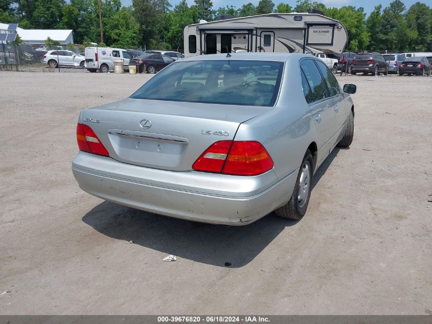 2002 Lexus Ls 430 VIN: JTHBN30F720076770 Lot: 39676820