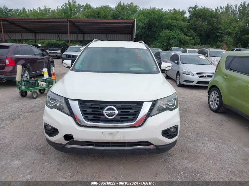 2017 Nissan Pathfinder Sv VIN: 5N1DR2MN3HC667837 Lot: 39676822