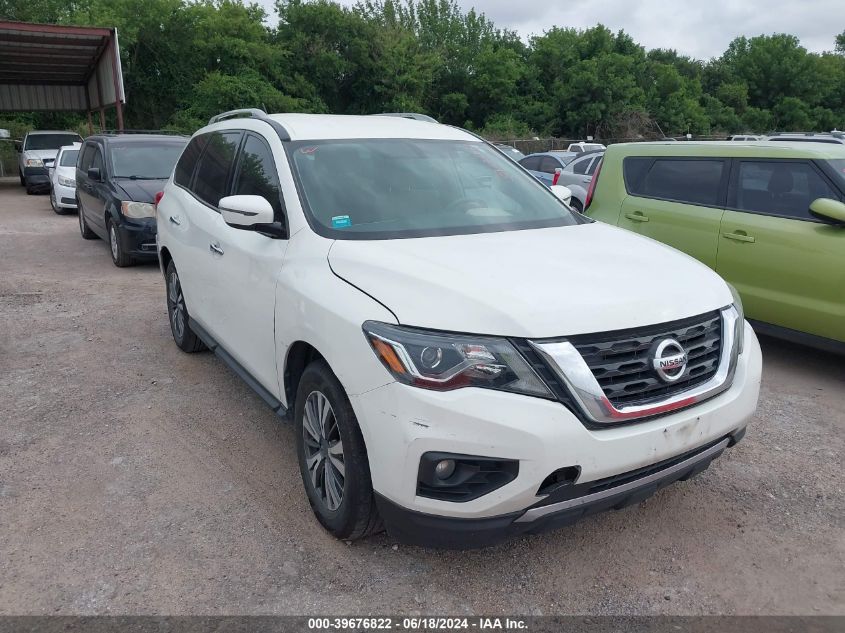 2017 Nissan Pathfinder Sv VIN: 5N1DR2MN3HC667837 Lot: 39676822