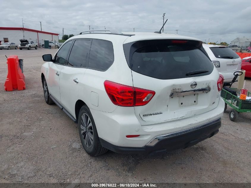 2017 Nissan Pathfinder Sv VIN: 5N1DR2MN3HC667837 Lot: 39676822