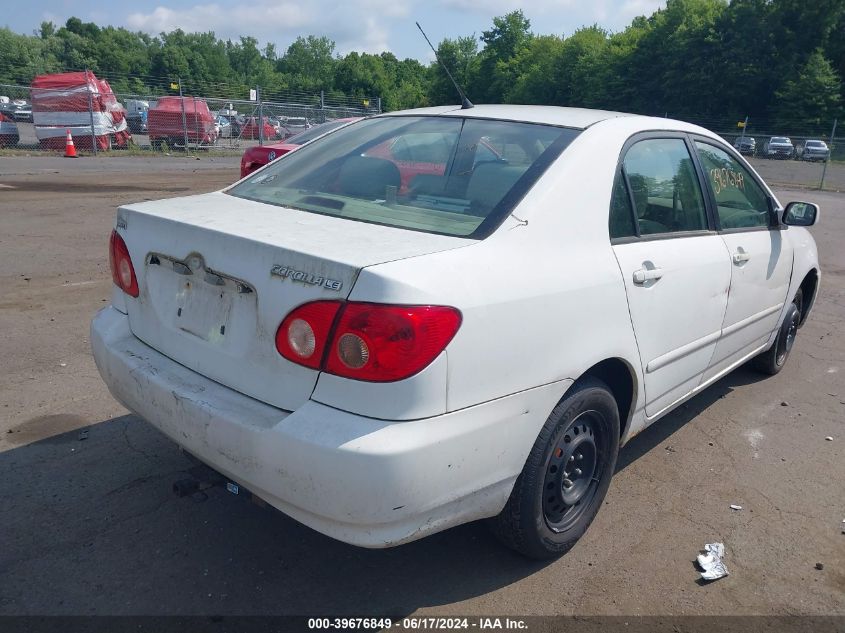 2006 Toyota Corolla Le VIN: 2T1BR32E86C567029 Lot: 39676849