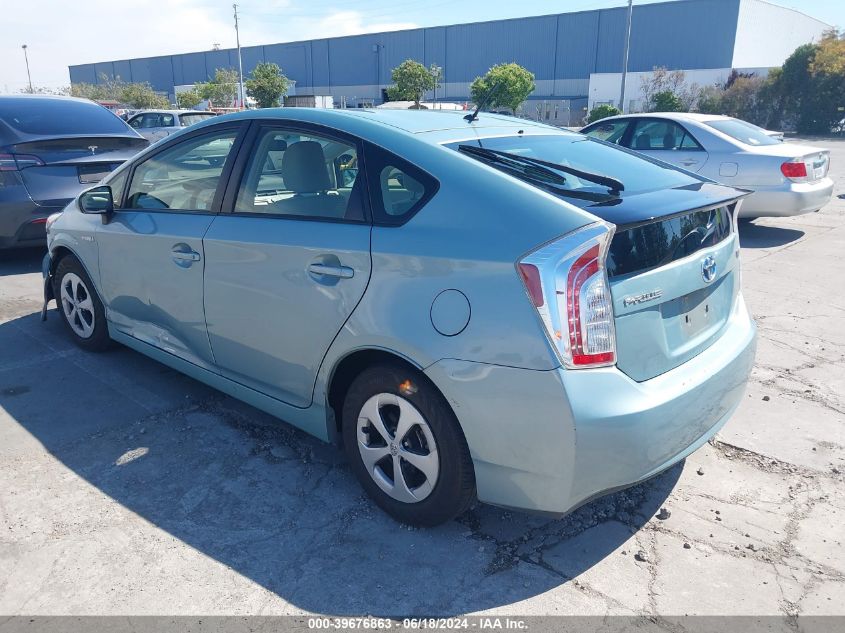 2015 Toyota Prius Two VIN: JTDKN3DU5F1971037 Lot: 39676863