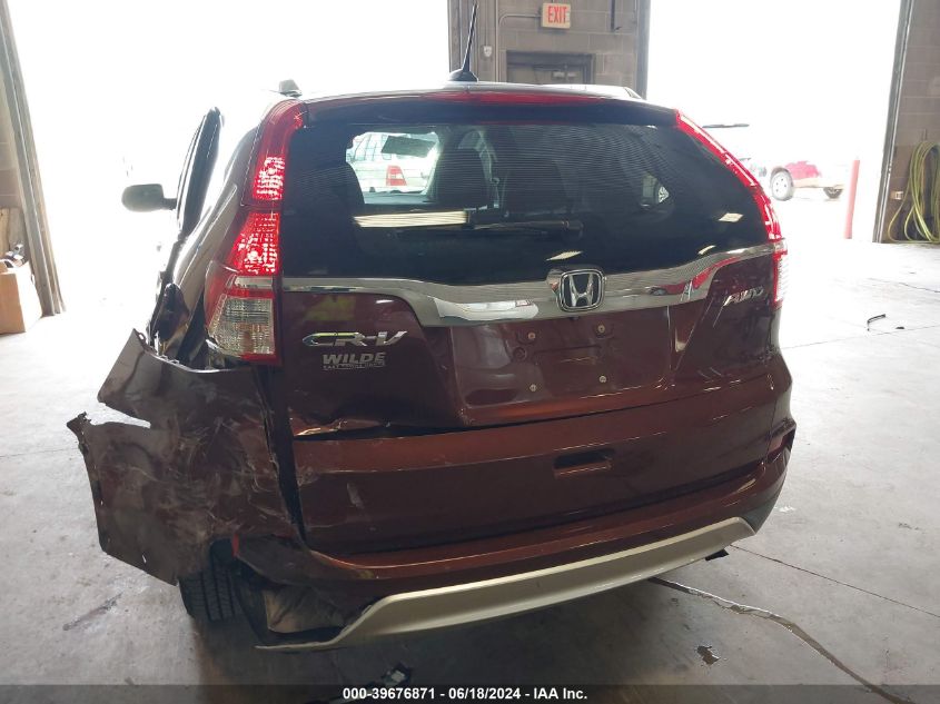 2015 Honda Cr-V Ex-L VIN: 2HKRM4H71FH607900 Lot: 39676871