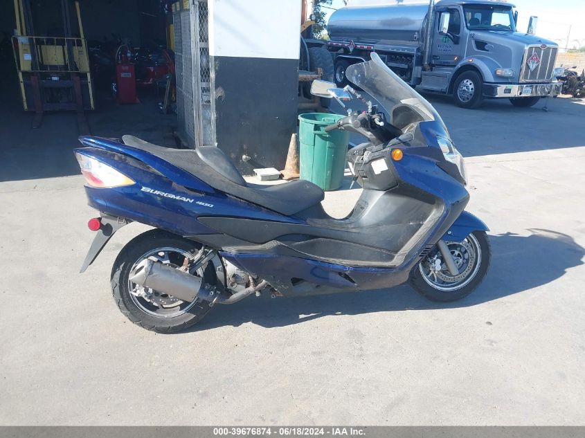 2007 Suzuki An400 VIN: JS1CK44A272100353 Lot: 39676874