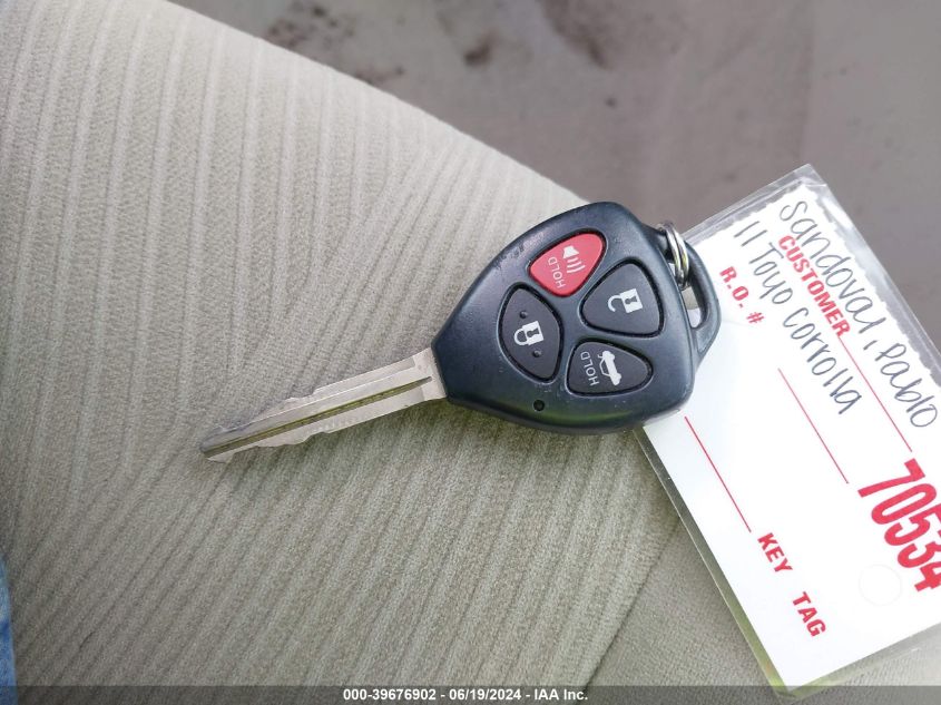 2011 Toyota Corolla Le VIN: 2T1BU4EE2BC698158 Lot: 39676902