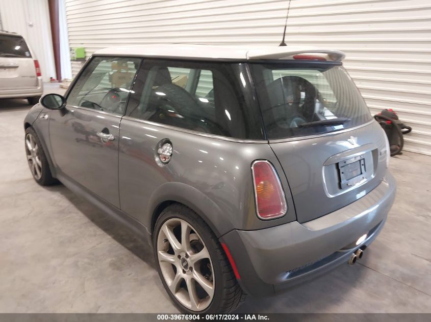 2003 Mini Cooper S S VIN: WMWRE334X3TD62851 Lot: 39676904