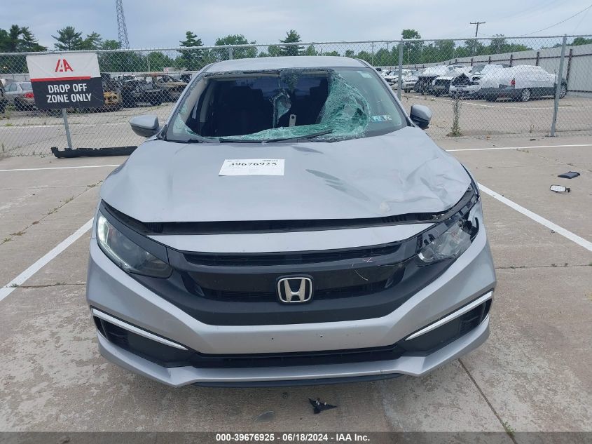 2020 Honda Civic Lx VIN: 2HGFC2F65LH580016 Lot: 39676925