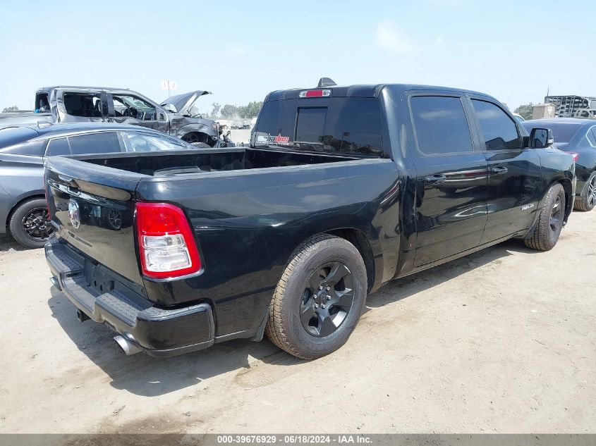 2021 Ram 1500 Big Horn 4X2 5'7 Box VIN: 1C6RREFT7MN609128 Lot: 39676929