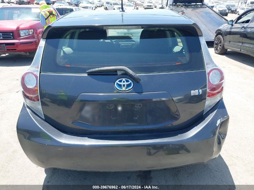 2013 Toyota Prius C Two VIN: JTDKDTB38D1548592 Lot: 39676962