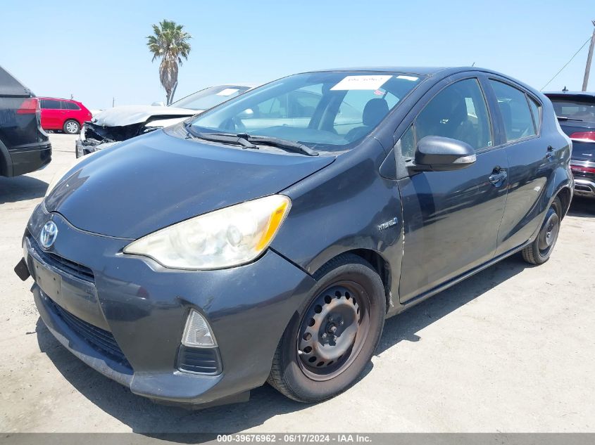 2013 Toyota Prius C Two VIN: JTDKDTB38D1548592 Lot: 39676962