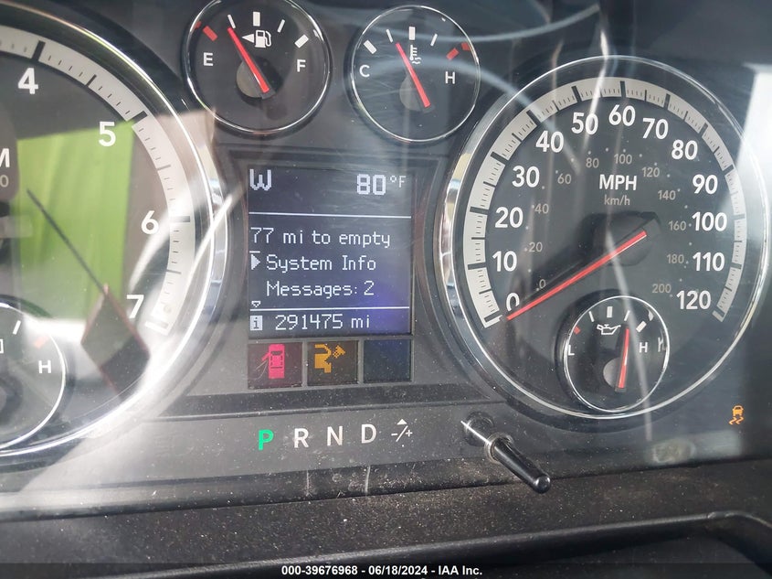 2009 Dodge Ram 1500 Slt/Sport/Trx VIN: 1D3HB13T79S734491 Lot: 39676968