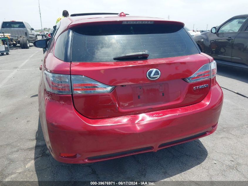 2012 Lexus Ct 200H Premium VIN: JTHKD5BH9C2050786 Lot: 39676971