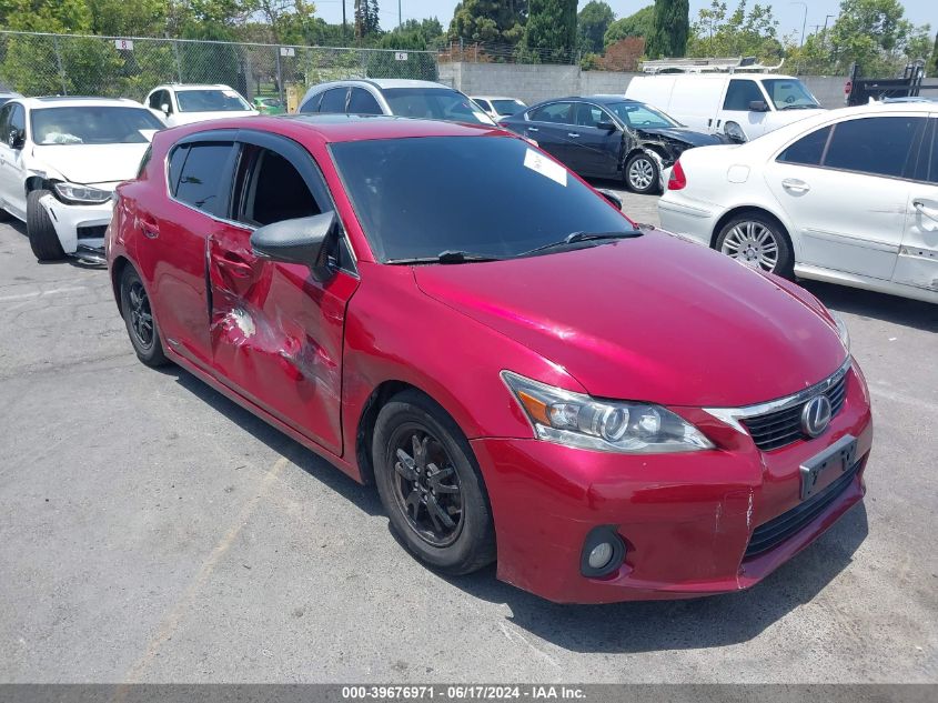 2012 Lexus Ct 200H Premium VIN: JTHKD5BH9C2050786 Lot: 39676971