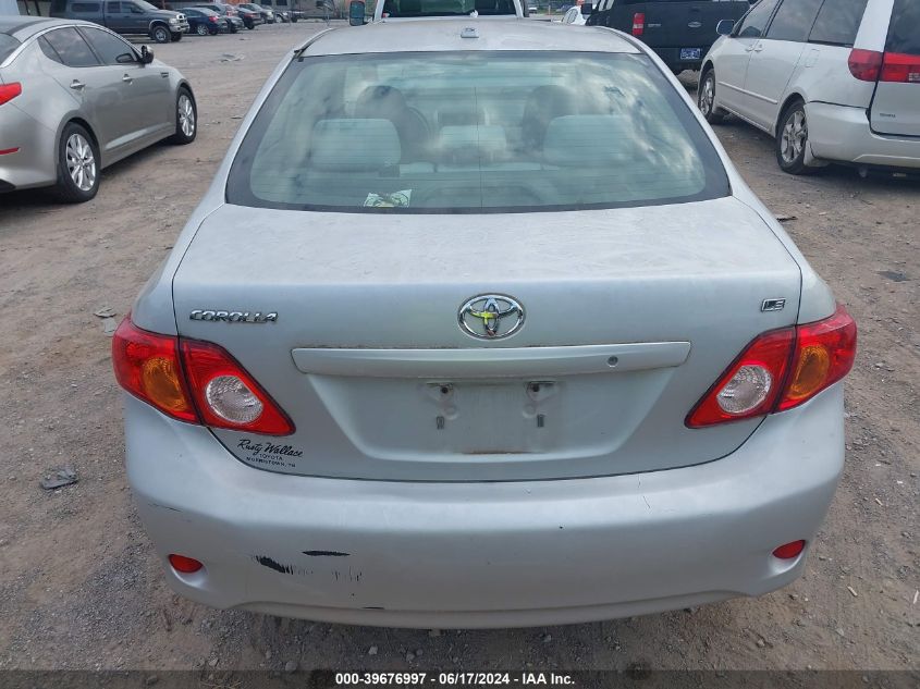 2009 Toyota Corolla Le VIN: JTDBL40E899037275 Lot: 39676997