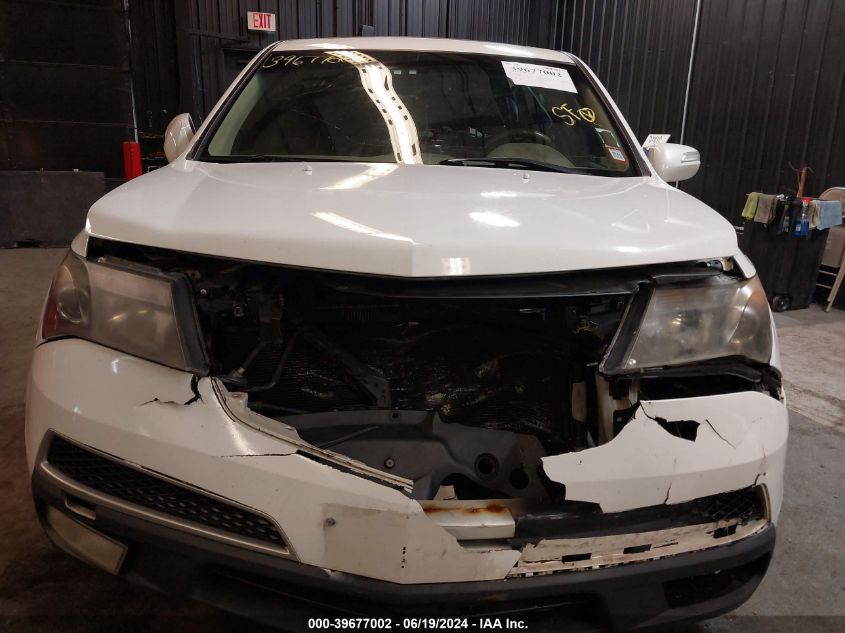 2010 Acura Mdx VIN: 2HNYD2H25AH523580 Lot: 39677002