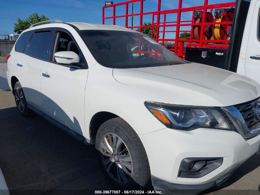 2018 Nissan Pathfinder S/Sv/Sl/Platinum VIN: 5N1DR2MN5JC633548 Lot: 39677007