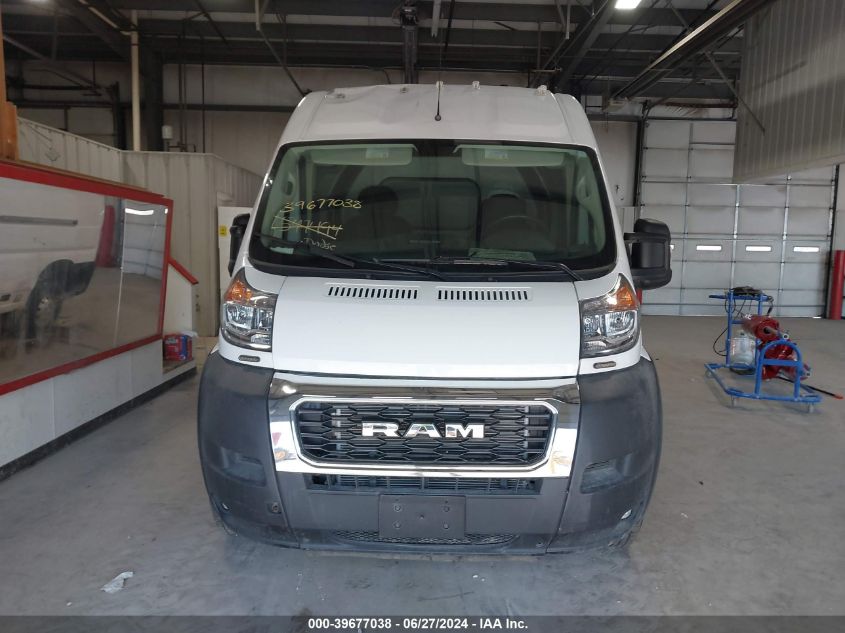 2021 Ram Promaster 2500 High Roof 159 Wb VIN: 3C6LRVDGXME561852 Lot: 39677038