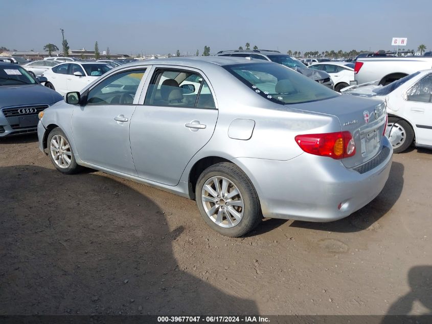 2009 Toyota Corolla Le VIN: JTDBL40E299079960 Lot: 39677047