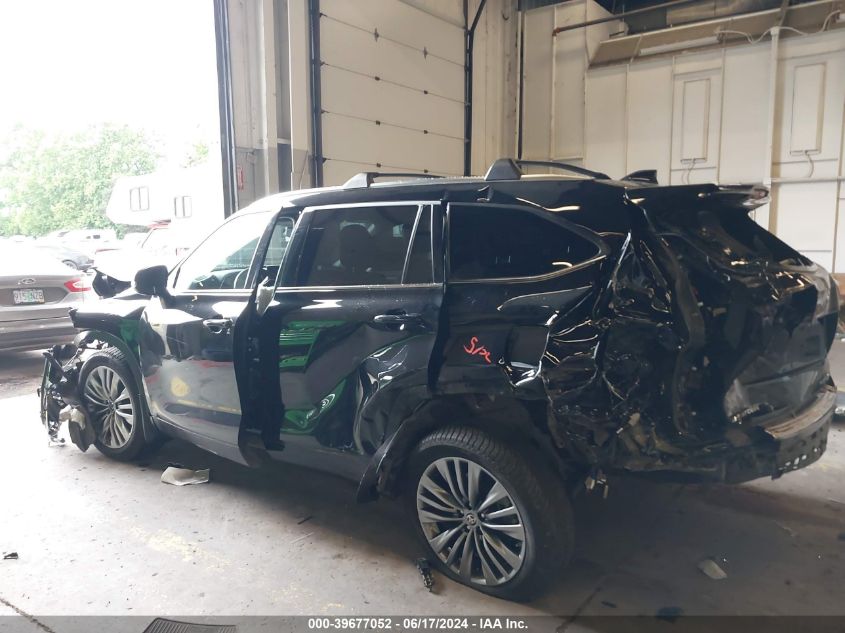 2021 Toyota Highlander Platinum VIN: 5TDFZRBH2MS093890 Lot: 39677052