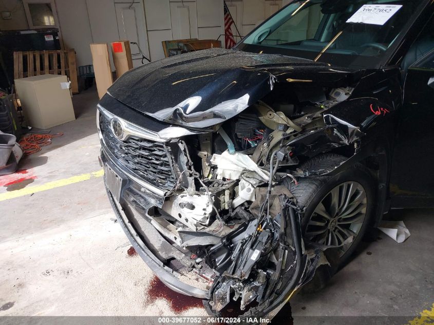 2021 Toyota Highlander Platinum VIN: 5TDFZRBH2MS093890 Lot: 39677052