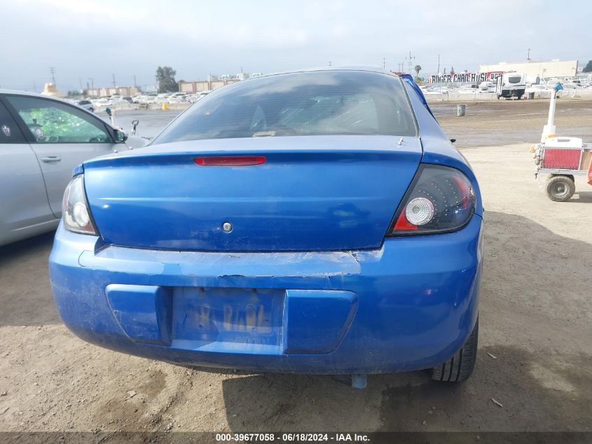 2005 Dodge Neon Sxt VIN: 1B3ES56C95D262597 Lot: 39677058