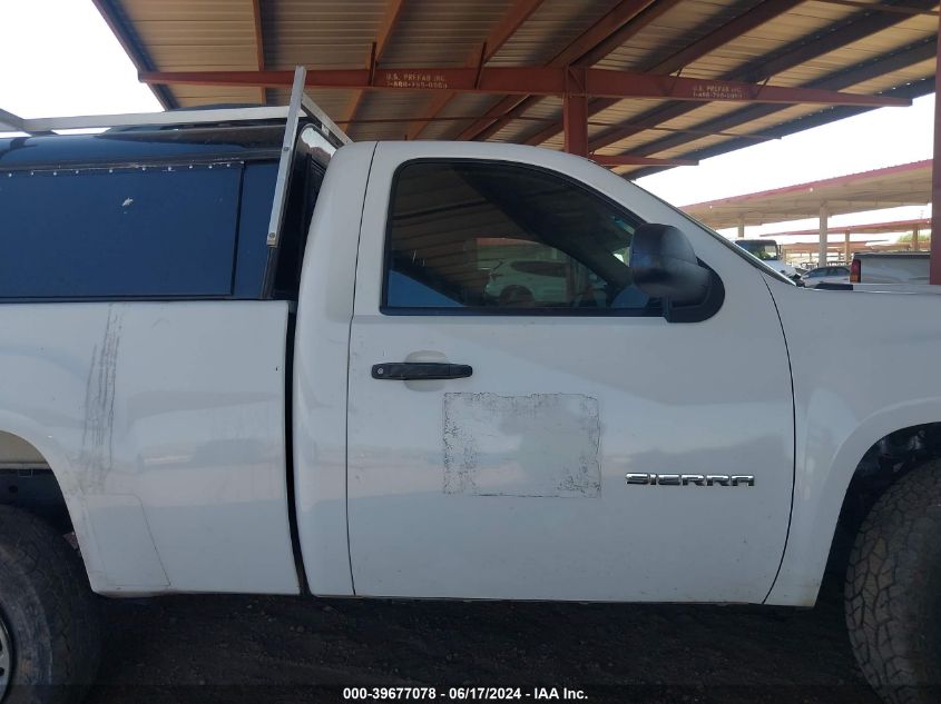 2011 GMC Sierra 1500 Work Truck VIN: 1GTN1TEA4BZ370663 Lot: 39677078