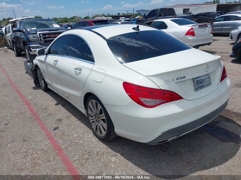 2018 Mercedes-Benz Cla 250 VIN: WDDSJ4EB2JN559017 Lot: 39677092