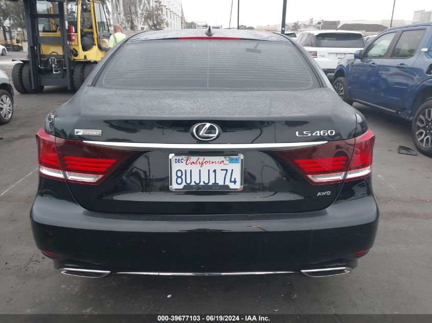 2014 Lexus Ls 460 VIN: JTHCL5EF8E5020861 Lot: 39677103