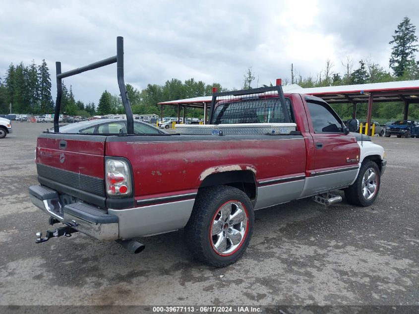 1994 Dodge Ram 1500 VIN: 1B7HC16Z0RS603392 Lot: 39677113