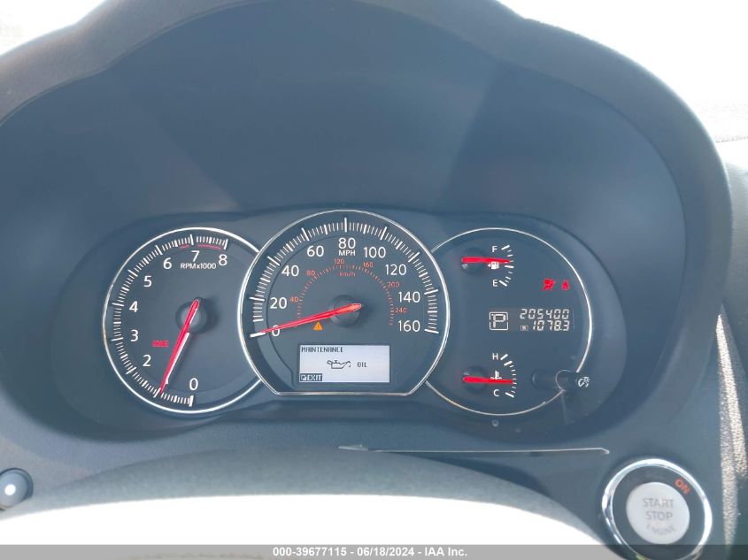 2012 Nissan Maxima 3.5 S VIN: 1N4AA5AP8CC805313 Lot: 39677115