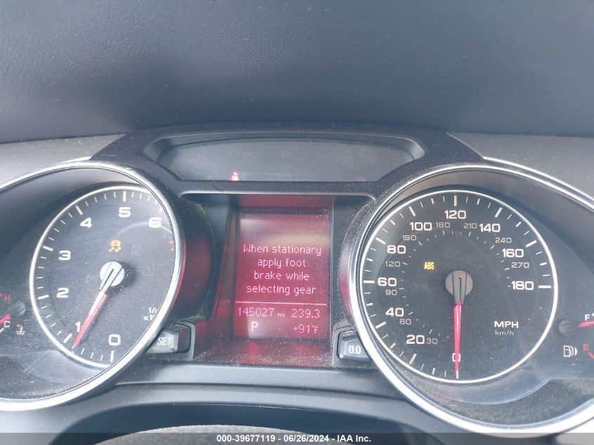 2010 Audi A5 2.0T Premium VIN: WAUCFAFHXAN021745 Lot: 39677119