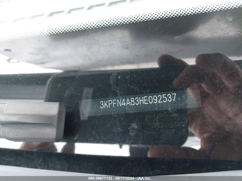 2017 Kia Forte Ex VIN: 3KPFN4A83HE092537 Lot: 39677132